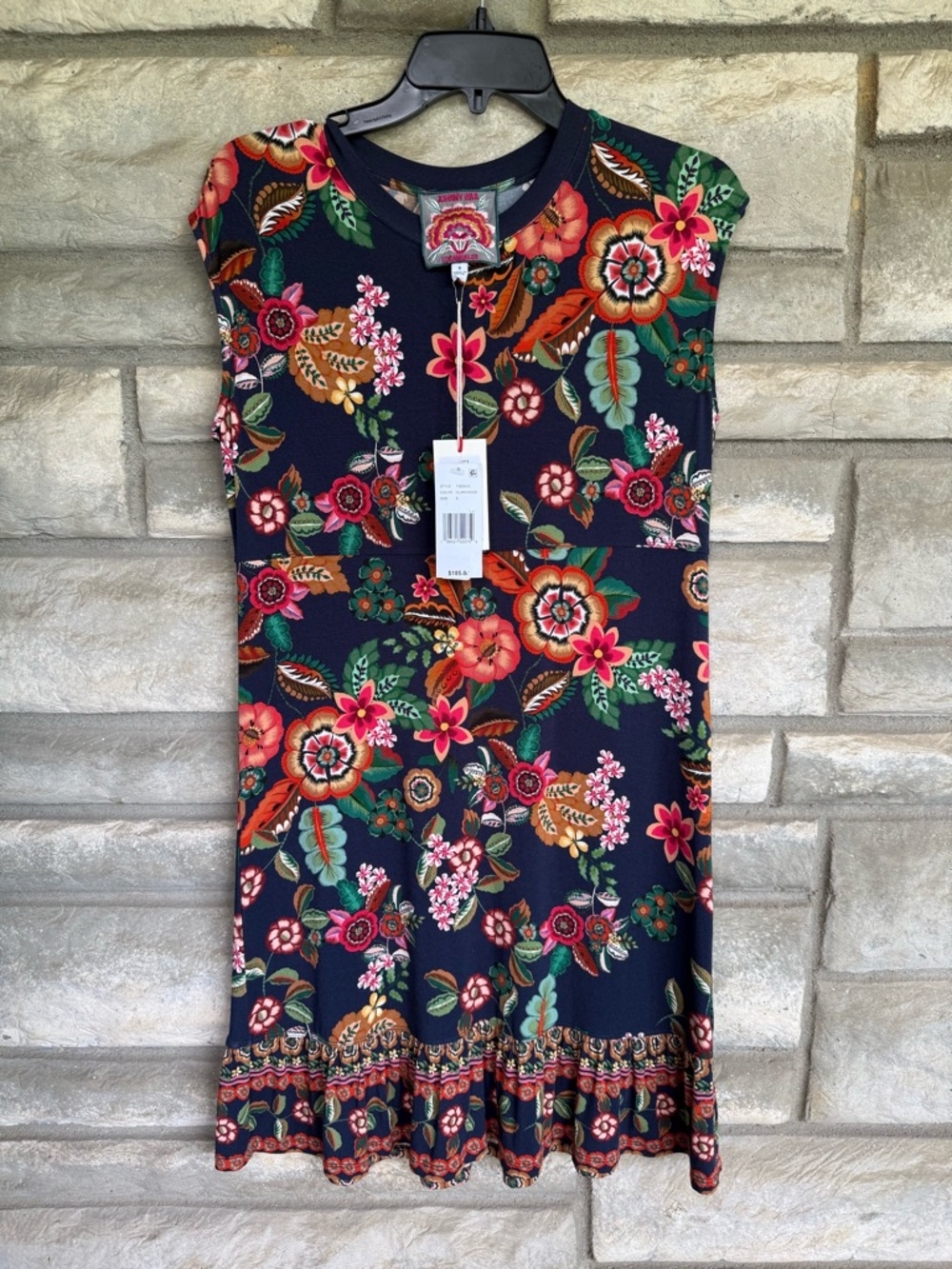 Johnny Was The Janie Clarkwood Favorite Tank Tiered Dress Boho Chic Small $185